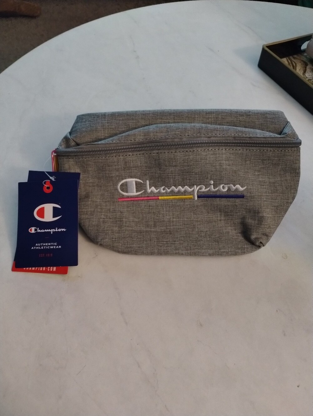Champion Heather Gray Belt Bum Bag NWT